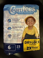 Comfees Premium Baby Toddler Kids Diapers Seal Pack Of 23 Diaper Size 6