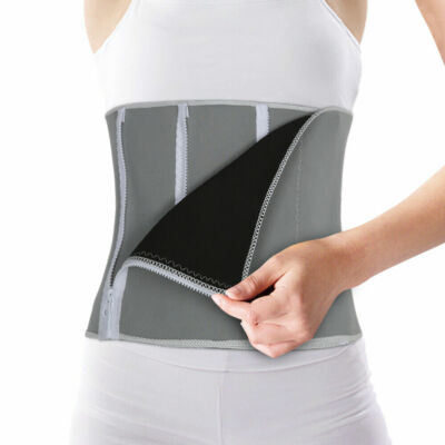 Neopren Abnehmen Taillengürtel Schweiß Fett Cellulite Sauna Halstuch Bauchbrenner Unisex 