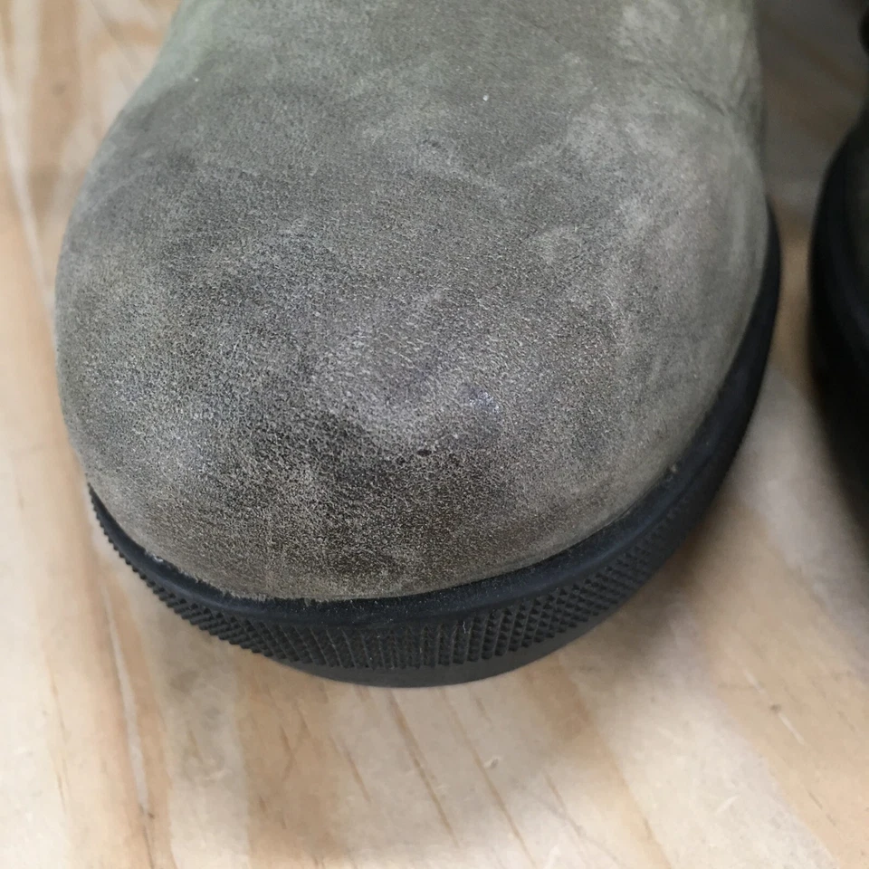 Sorel ботинки женщин 7 Lexie боя серый зеленый кожаный скрытый каблук NL3046-052 - Изображение 4 из 4