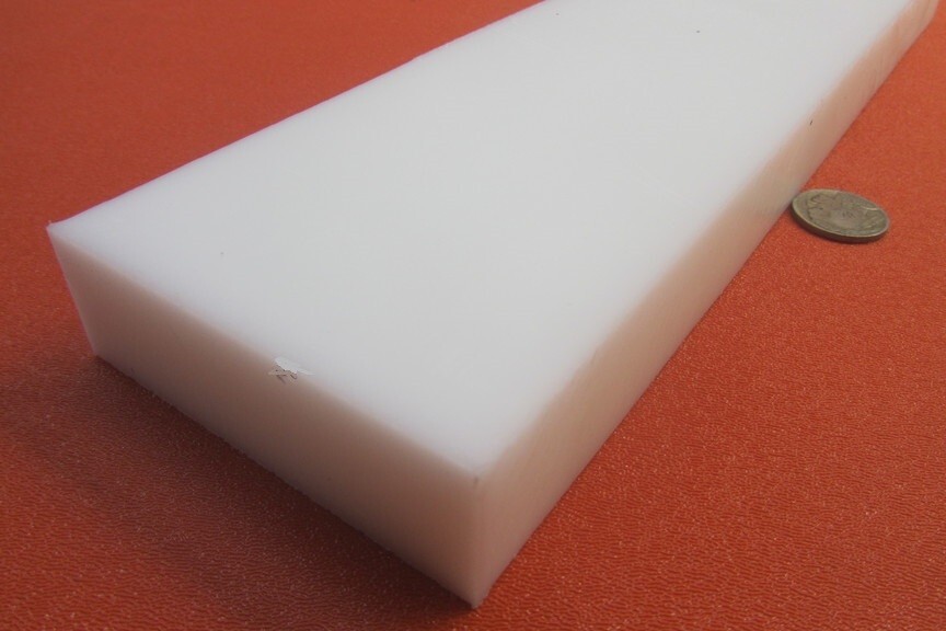 Hdpe White Bar 1.00" Thick x 3.25" Wide x 36" Long