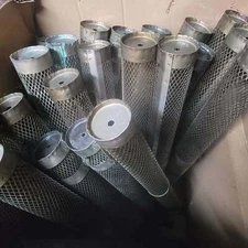 (1) Pure Titanium Anode Basket 33" x 3" Electroplating Electrolysis Parkerizing