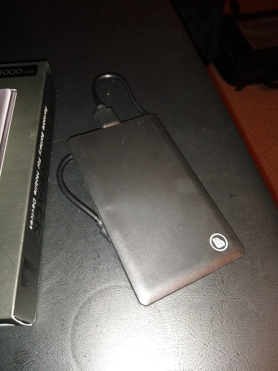 Power Pack for Mobile Devices - 4000 mAh - Black (844702084568) | eBay 