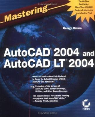 Mastering AutoCAD 2004 and AutoCAD LT 2004 Omura, George paperback Used - Good