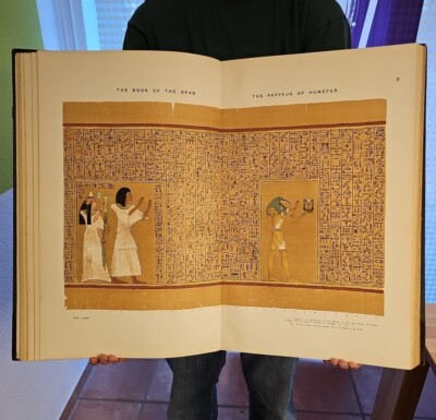 Budge - The book of the dead: facsimiles of the papyri of Hunefer (Ägyptologie)