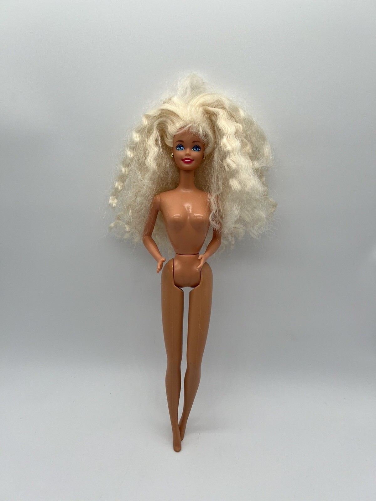 Vintage 1966 Barbie China,Blonde, Green Eyes, With Earrings