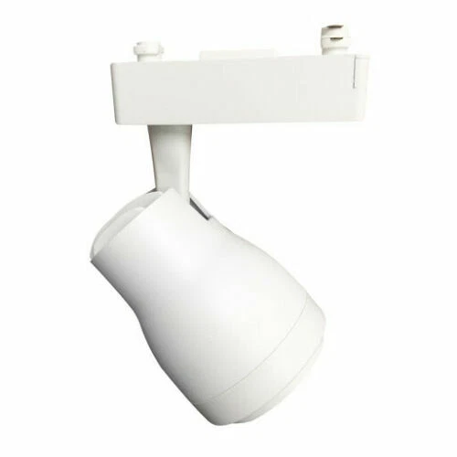 Faretto LED a binario MONOFASE 30w orientabile e cono di luce regolabile BIANCO - Immagine 3 di 4