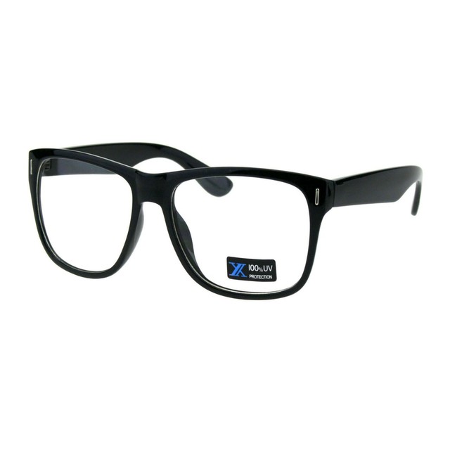 plastic square frame glasses