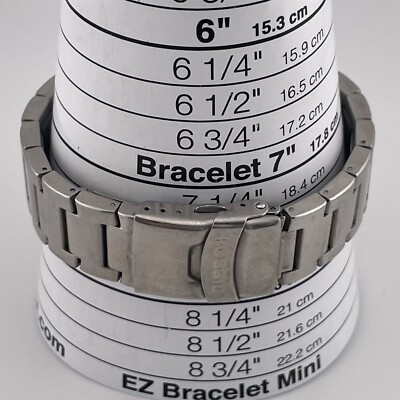 Fossil Big Tic Watch JR-7978 Mens Japanese Characters 41mm