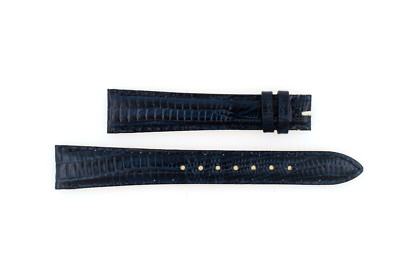 CONCORD NOS Vintage Watch Strap 15mm 15/12 Blue Leather original Buckle (B177)