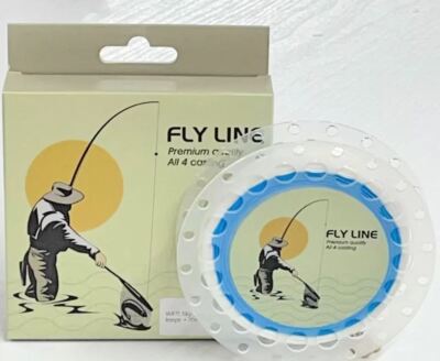 Zwischenfliegenschnurrücken befestigt! Schlaufenenden 4 Größen Top Performance blau