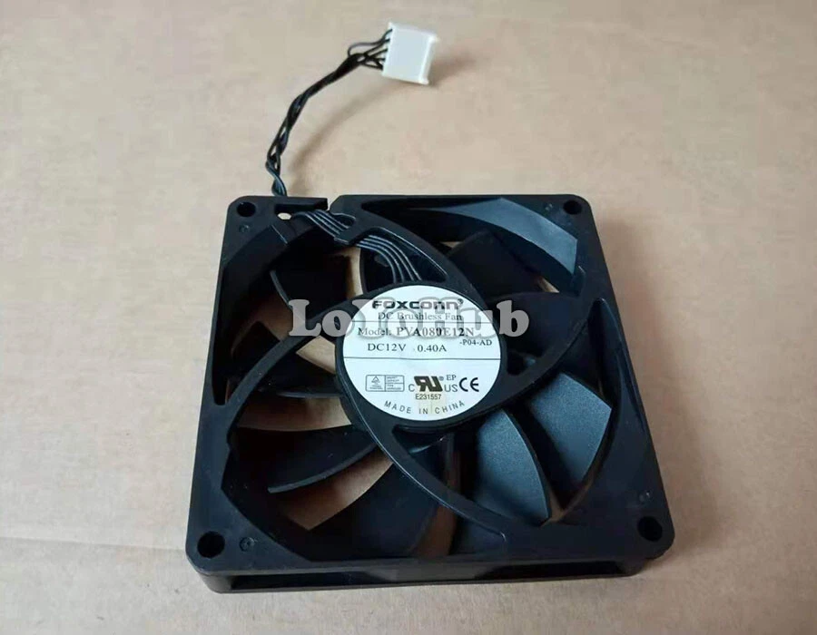 For FOXCONN PVA080E12N 8015 DC 12V 0.4A cooling fan 80x80x15mm 5-Pin 4-Wire - Image 3 of 4