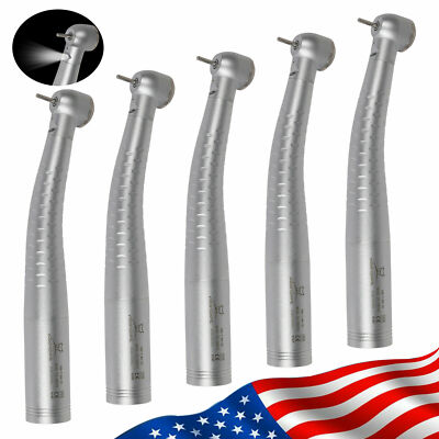 1-5 Dental Fiber Optic LED Handpiece Fast Drill Fit MULTIflex Coupler 4/6H