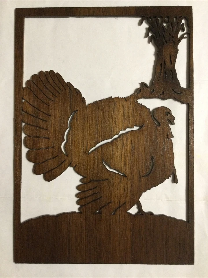 Ручной работы четыре сезона гравюра на дереве лампа с лампочками - Изображение 4 из 4