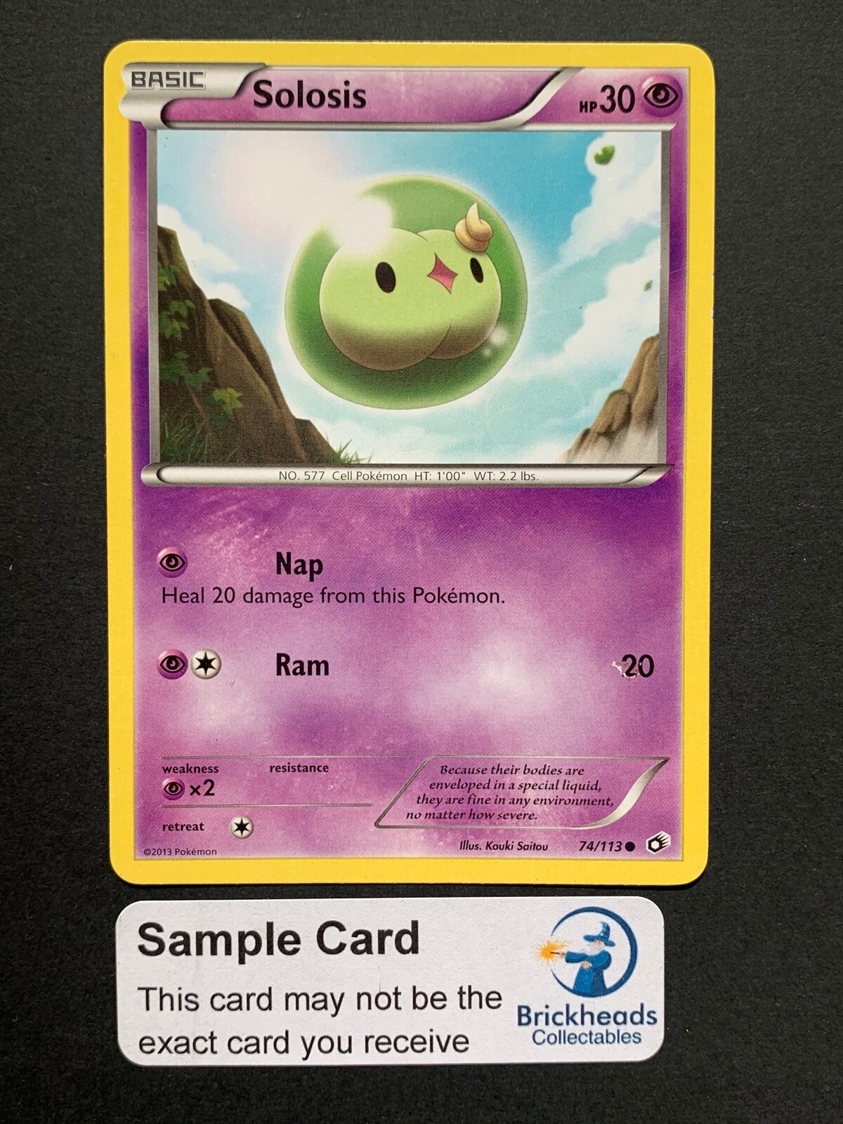 Solosis 74/113 Common | BW: Legendary Treasures | Pokemon Card
