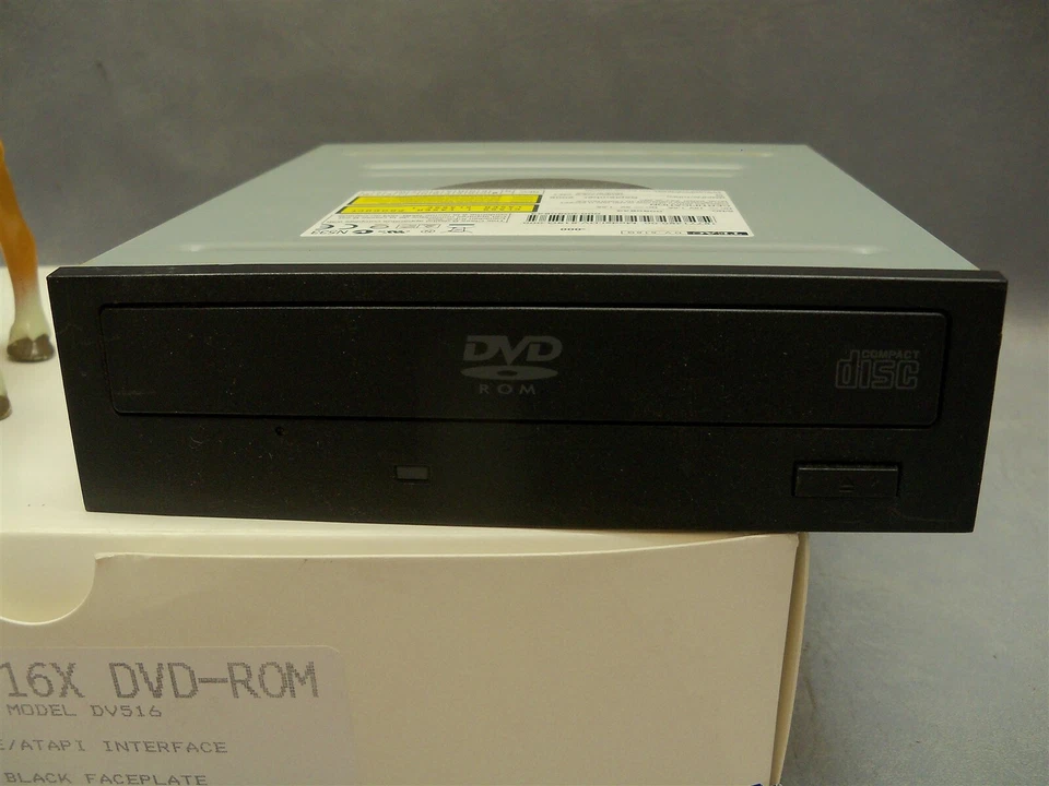 Internal IDE DVD-ROM Drive DV-516G-000 Teac DV-516G Black 16x DV516 - Image 3 of 4
