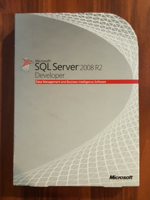 Sql server developer edition 2008 r2 32-bit/x64 ia64 English DVD (885370092837)