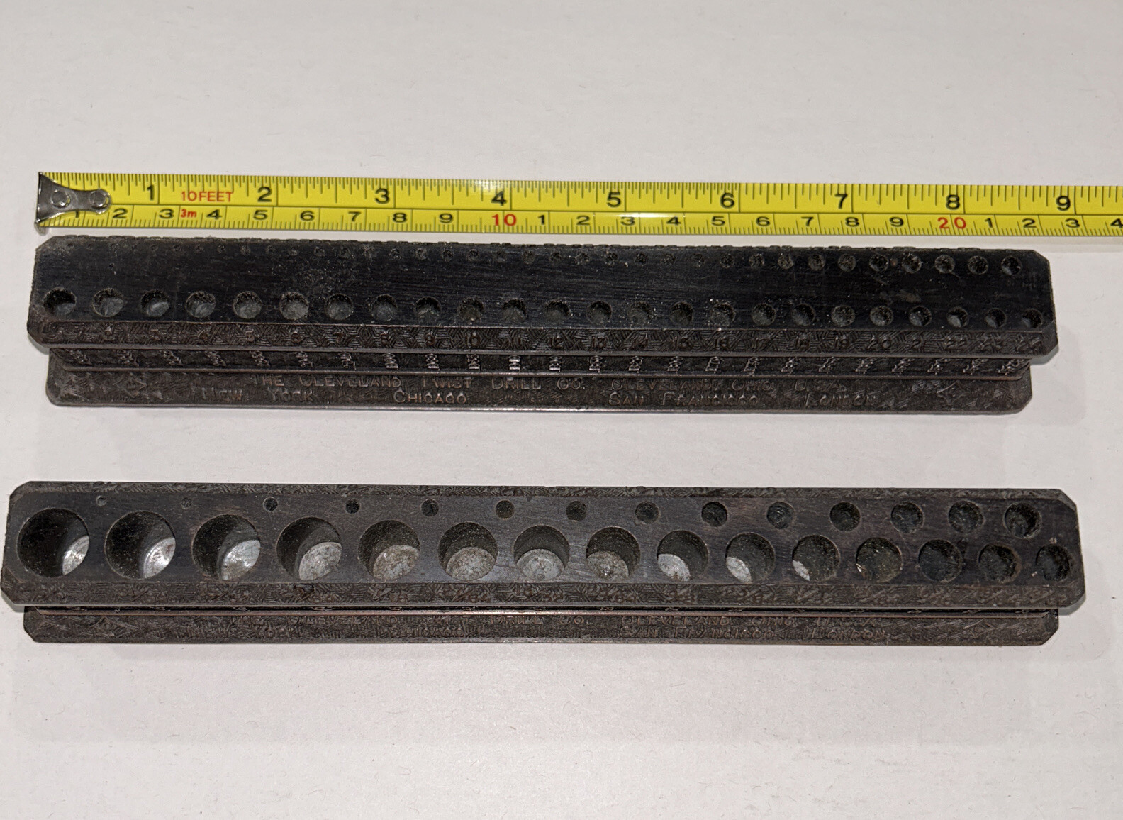 Vintage The Cleveland Twist Drill Co. Drill Bit Holder, Set Of 2 eBay