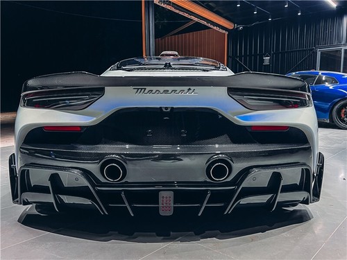 Dry Carbon MSY Style Heck Stoßstange Spoiler Diffusor für 2020-2023 Maserati MC20 - Bild 2 von 9