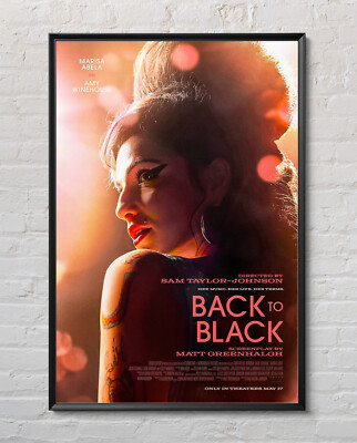 Movie Poster Back to Black 2024 Marisa Abela 24x36 inch Glossy M2410