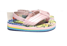 Cat Jack toddler Shawn Slip-On Flip Flop Sandals Jungle Pink S 5/6 NWT