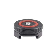 Cold Shoe Mount Adapter Bracket Base 1/4" Screw for Camera Cage Microphone Light