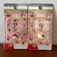 Rare Hello Kitty Japanese sweets Vintage Keychain zipper mascot SANRIO 651