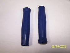 Vintage Style Bicycle Handlebar Grips Blue