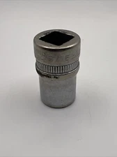 Indestro Super 9/16" 12 Point Shallow Chrome Socket 1/2" Drive 1218 USA Vintage