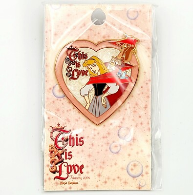 2004 Disney WDW This is Love Aurora Sleeping Beauty Briar Rose NEW LE 500 Pin