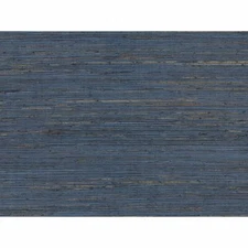 2829-82042  Brewster Pattini Indigo navy blue natural Grasscloth Wallpaper 