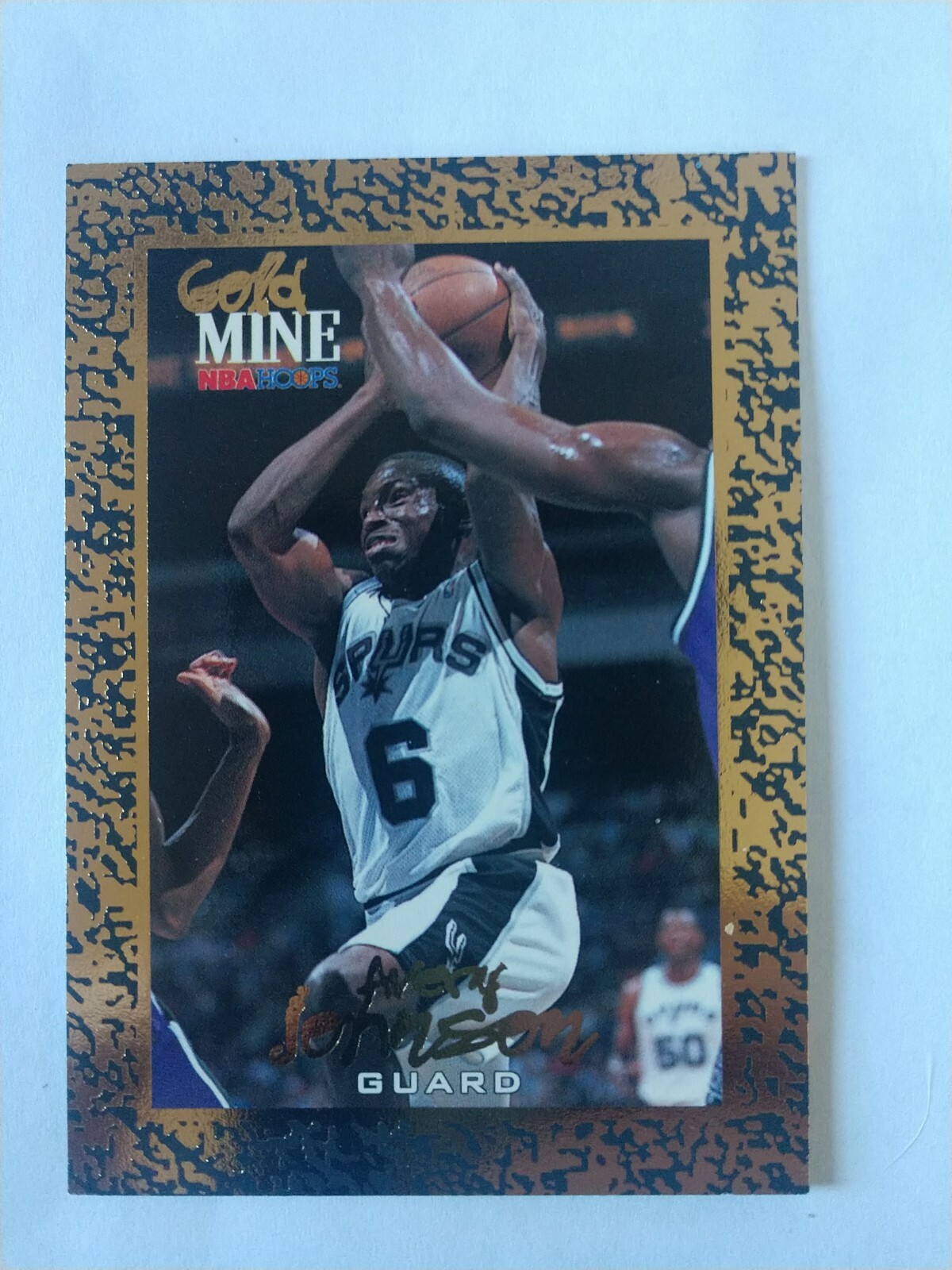 Avery Johnson 1994-95 NBA Hoops Gold Mine #447 San Antonio Spurs