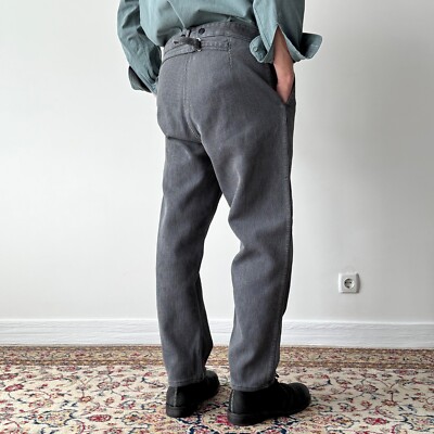 パンツ 50-60s french flannel slacks double 50-60s french flannel slacks double