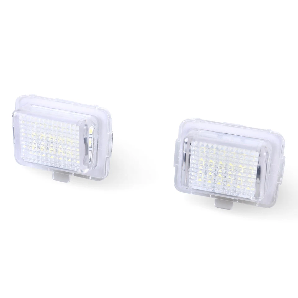 Luz de matrícula LED Canbus para Mercedes Benz W204 W212 W221 blanca Foto 2 de 4