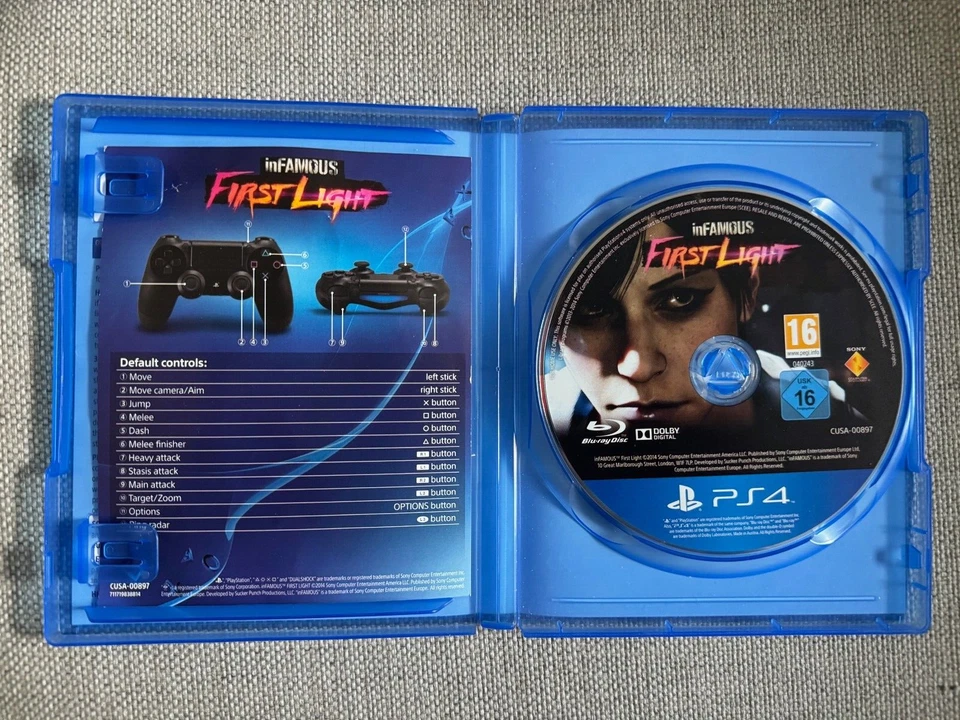 ps4 INFAMOUS FIRST LIGHT Game Playstation REGION FREE PAL UK Version PS5 - Image 3 of 3