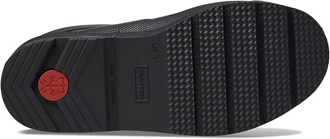 Hunter Play Boot Kids Unisex Black Pull On Rubber Ankle Wellington Boots NEW - Image 3 of 4