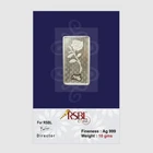 10g Pure 999 Fine Silver Rose Carving Bar – RSBL Certified Investment Grade