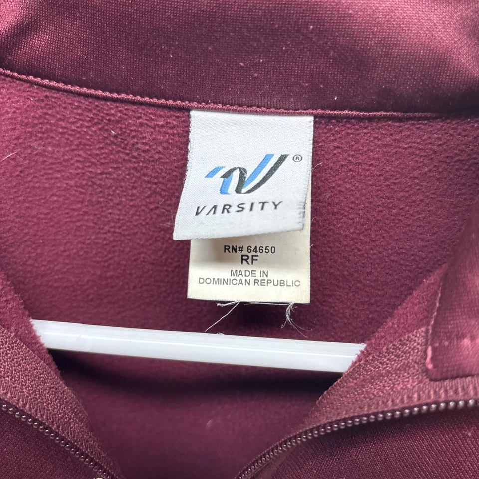 Sudadera de porristas universitaria vintage poliéster polar Lockport HS talla pequeña Foto 2 de 4