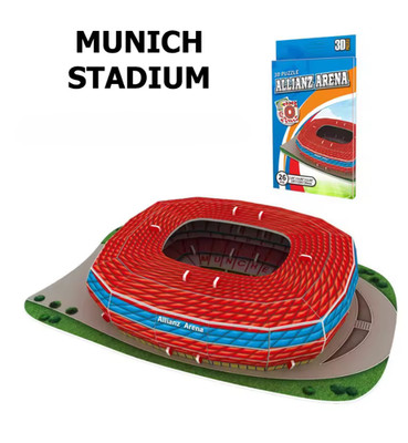 3D Puzzle Allianz Arena FC Bayern München Fussball Stadion 26 Teile Geschenk