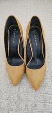 New Look Women's Court High Heels, Mustard, Size 5