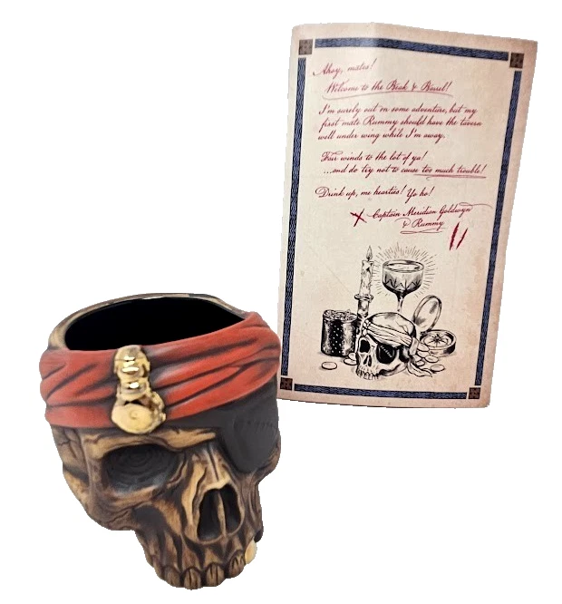 Pirates of the Caribbean Disney Mugs & Glasses (1968-Now) for sale