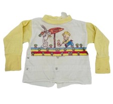 Vintage 1979 Warner Bros Bugs Bunny Elmer Fudd Toddler Cartoon Shirt Top Size 1T