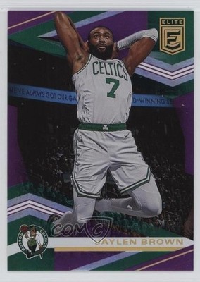 2019-20 Donruss Elite Purple 7/49 Jaylen Brown #59 7y2