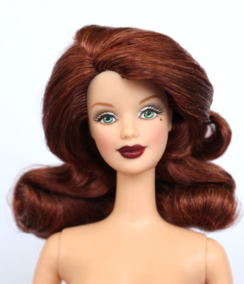 Nude Redhead Mackie Barbie Doll TnT Green Eyes Hollywood Movie Star Retro Pin Up