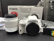 Canon 100D White DSLR Camera 18MP with 18-55mm - Perfect Condition - Hardly Used