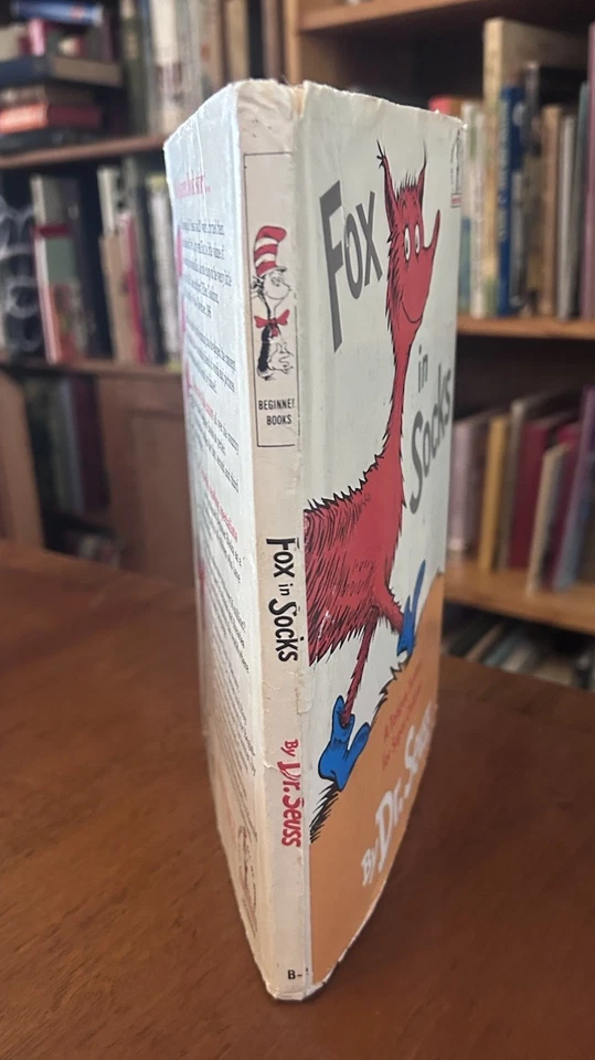 Dr. Seuss FOX IN SOCKS 1965 1st Edition 195/195 Hardcover with Dust Jacket — 第 2/4 张图片