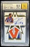 2021-22 Flawless Julius Randle 2020 21 Star Patch Gold Auto #/10 BGS 8.5/10
