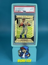 Dak Prescott ROOKIE RC 3/5 PSA 8 2016 Panini Prizm Gold Vinyl POP 1 ⭐