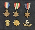 Vintage WW2 Medals In Frame Display  — photo 2