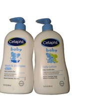 Cetaphil Baby Wash Shampoo with Natural Calendula Tear-Free 13.5 oz - Lot of 2