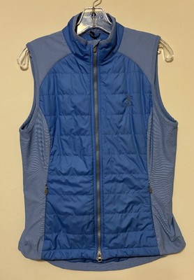 Zero Restriction Tess Vest Women's Medium Golf 2 Way Zip Insulated Primaloft NEW